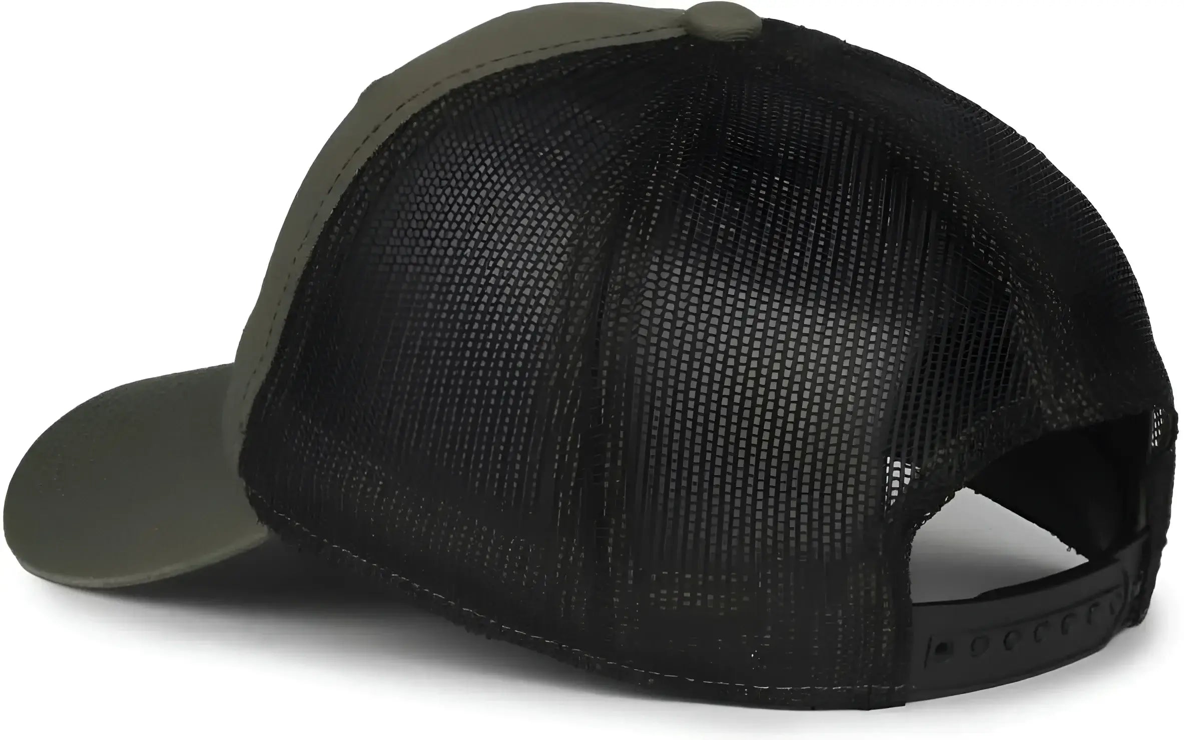 OC Sports FWT-130SB Garment Washed Snap Back Cap - Olive Black - Black / OSFM