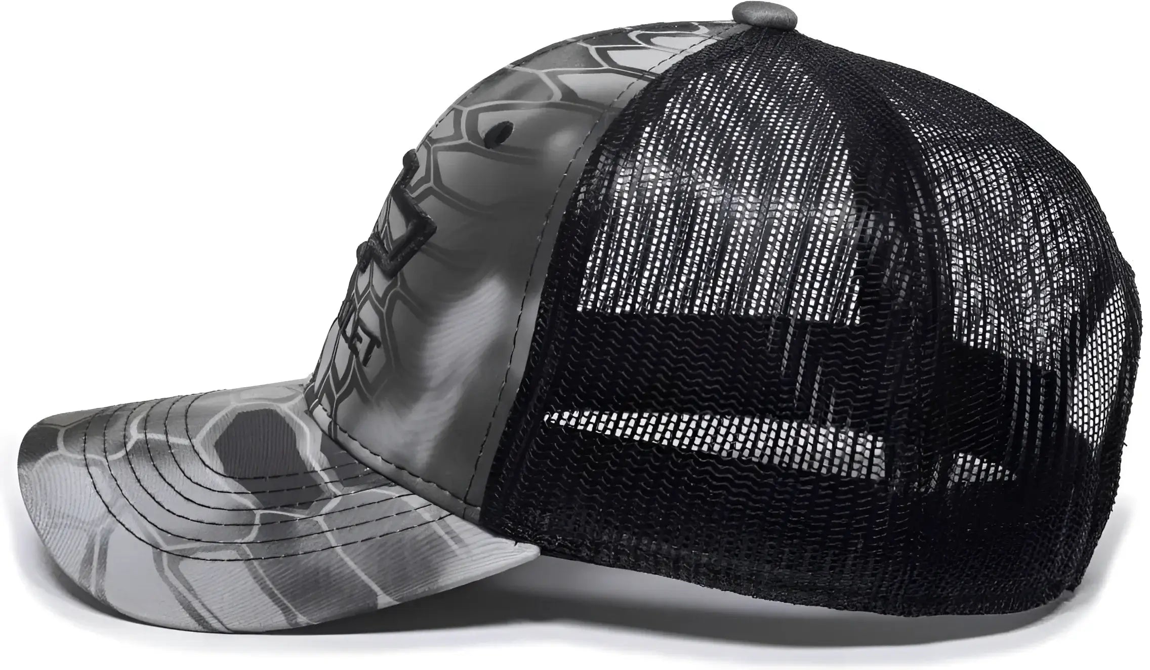 OC Sports GEN11B Chevrolet Mesh Back Cap - Kryptek Raid Black - Kryptek Raid Black / 6 7/8’’ - 7 1/2’’