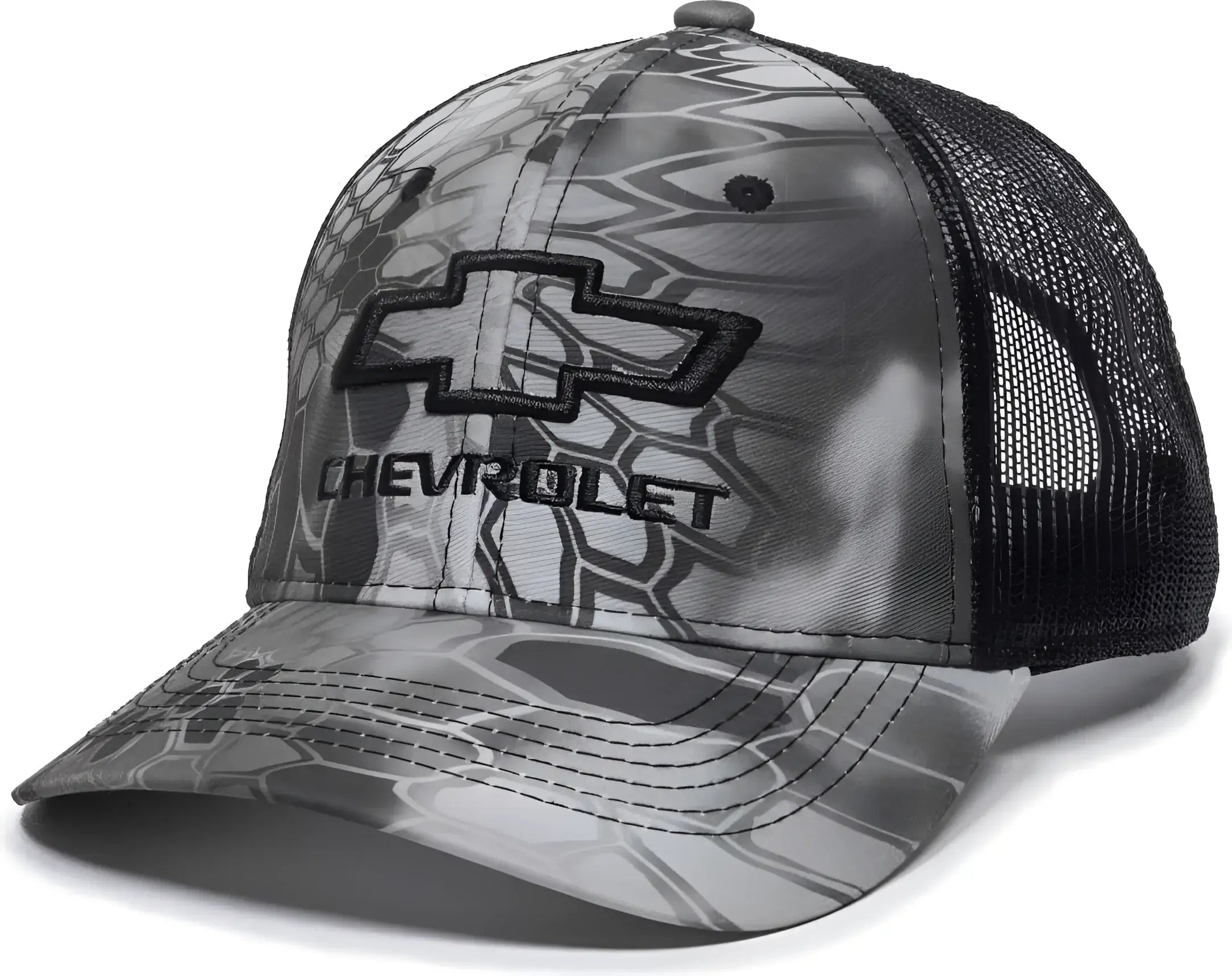 OC Sports GEN11B Chevrolet Mesh Back Cap - Kryptek Raid Black - Kryptek Raid Black / 6 7/8’’ - 7 1/2’’