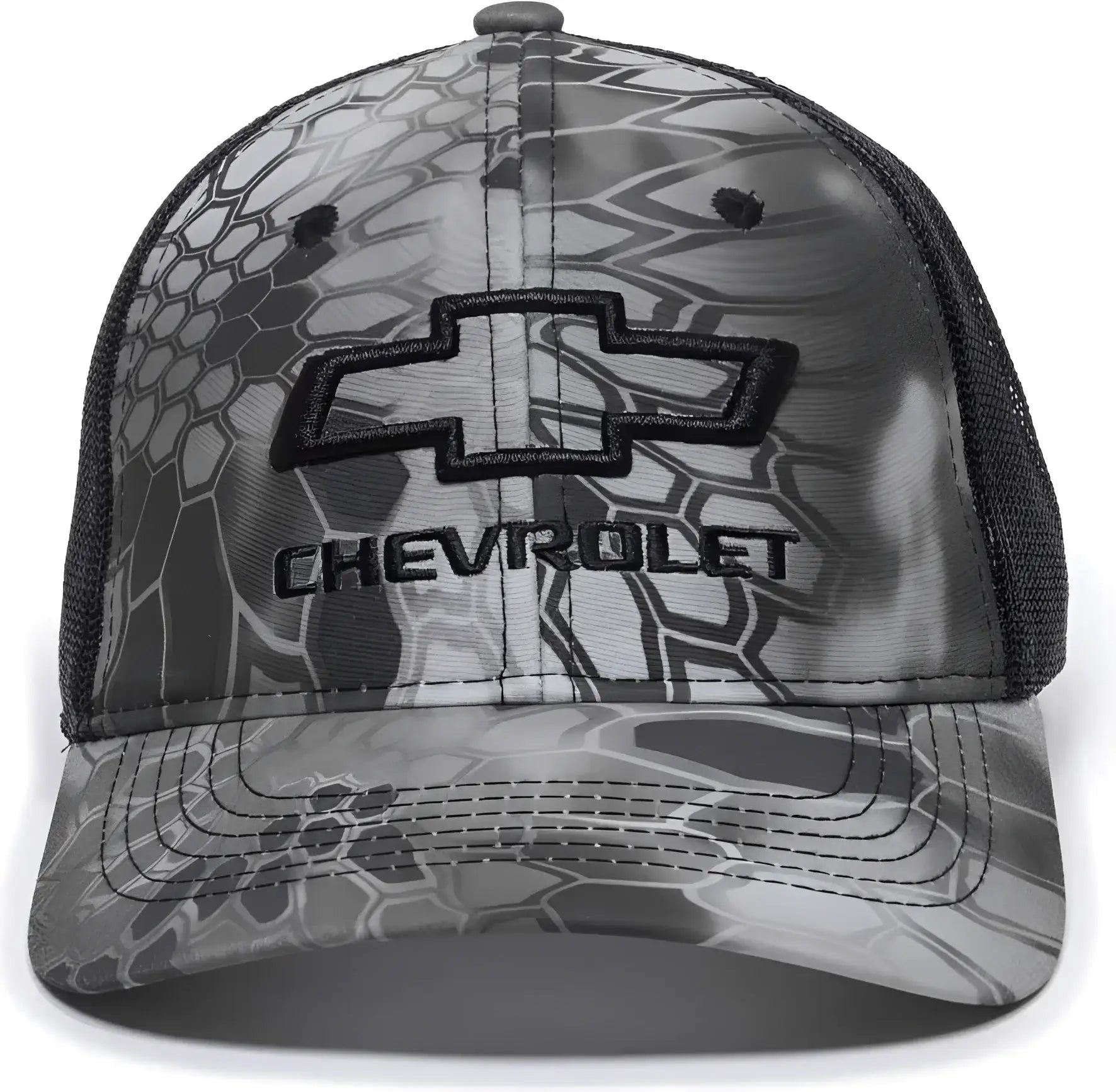 OC Sports GEN11B Chevrolet Mesh Back Cap - Kryptek Raid Black - Kryptek Raid Black / 6 7/8’’ - 7 1/2’’