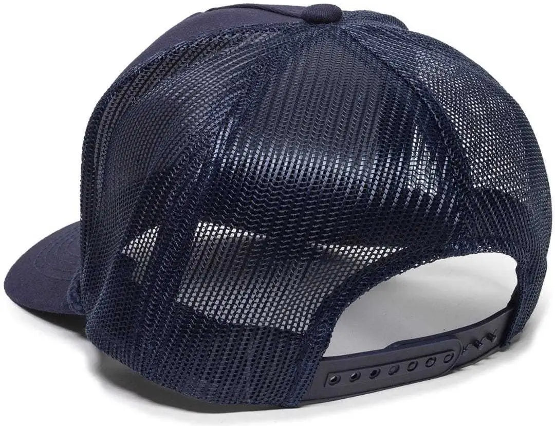 OC Sports GL-155 Adjustable Mesh Back Cap - Navy - Navy / 6 7/8’’ - 7 1/2’’