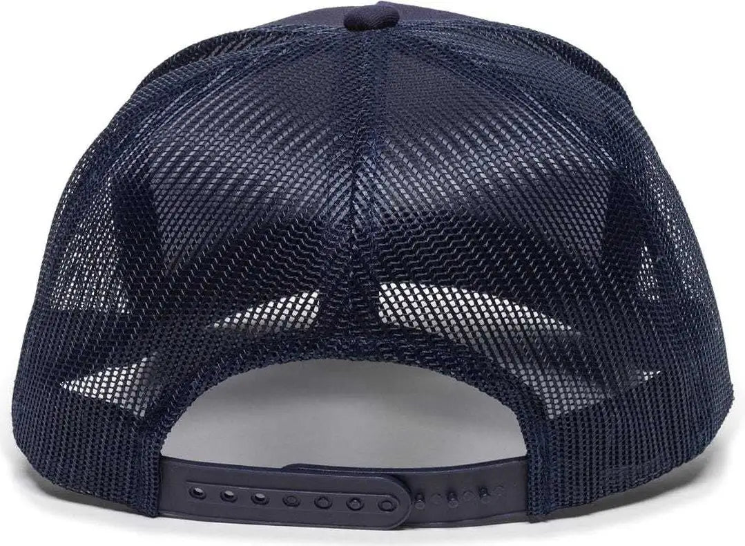 OC Sports GL-155 Adjustable Mesh Back Cap - Navy - Navy / 6 7/8’’ - 7 1/2’’