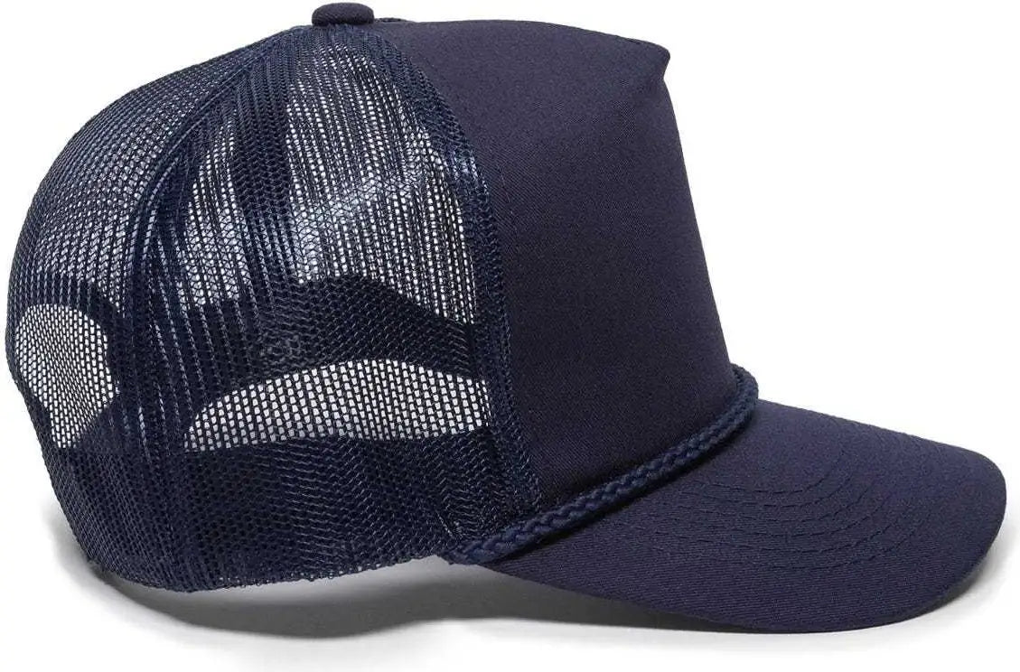OC Sports GL-155 Adjustable Mesh Back Cap - Navy - Navy / 6 7/8’’ - 7 1/2’’