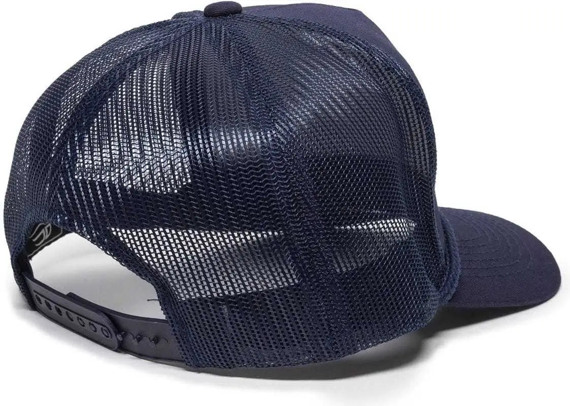 OC Sports GL-155 Adjustable Mesh Back Cap - Navy - Navy / 6 7/8’’ - 7 1/2’’