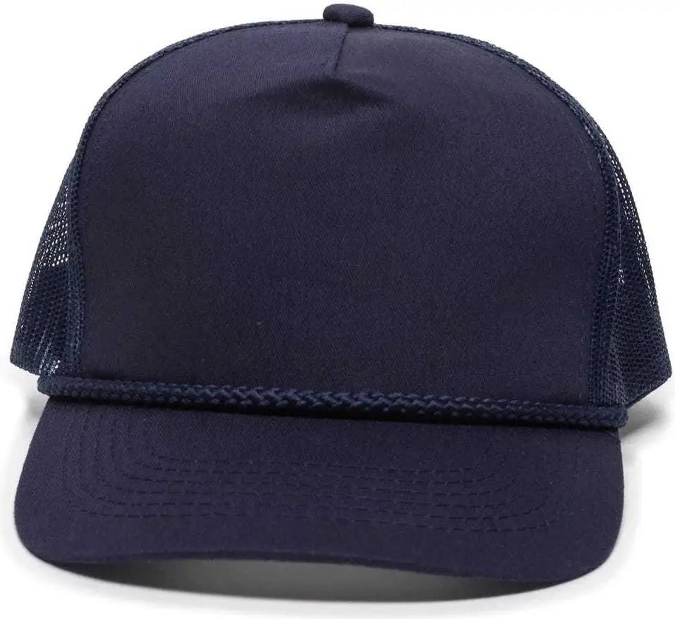 OC Sports GL-155 Adjustable Mesh Back Cap - Navy - Navy / 6 7/8’’ - 7 1/2’’