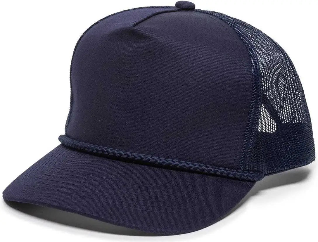 OC Sports GL-155 Adjustable Mesh Back Cap - Navy - Navy / 6 7/8’’ - 7 1/2’’