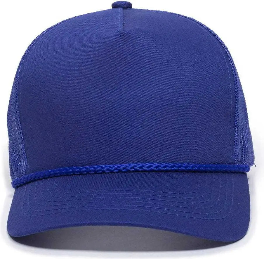OC Sports GL-155 Adjustable Mesh Back Cap - Royal - Royal / 6 7/8’’ - 7 1/2’’