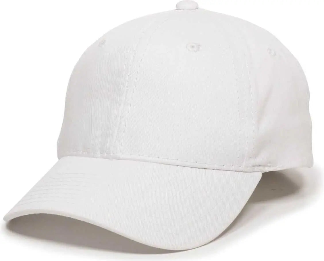 OC Sports GL-271 Team Adjustable Custom Baseball Cap - White