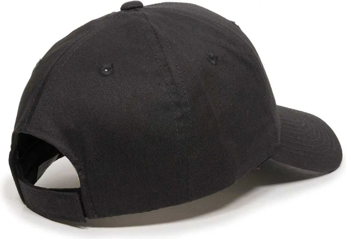 OC Sports GL-271 Team Adjustable Custom Baseball Caps - Black