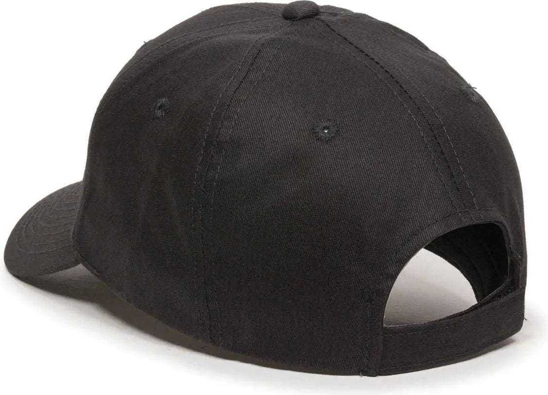 OC Sports GL-271 Team Adjustable Custom Baseball Caps - Black