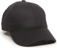 OC Sports GL-271 Team Adjustable Custom Baseball Caps - Black - Black / 6 3/8’’ - 7’’