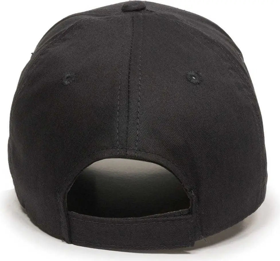 OC Sports GL-271 Team Adjustable Custom Baseball Caps - Black