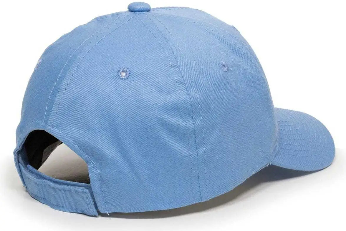 OC Sports GL-271 Team Adjustable Custom Baseball Caps - Columbia Blue