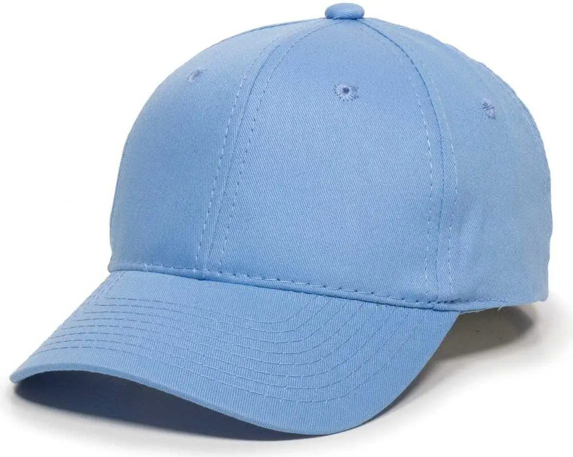 OC Sports GL-271 Team Adjustable Custom Baseball Caps - Columbia Blue