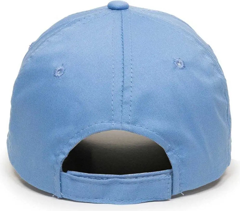 OC Sports GL-271 Team Adjustable Custom Baseball Caps - Columbia Blue