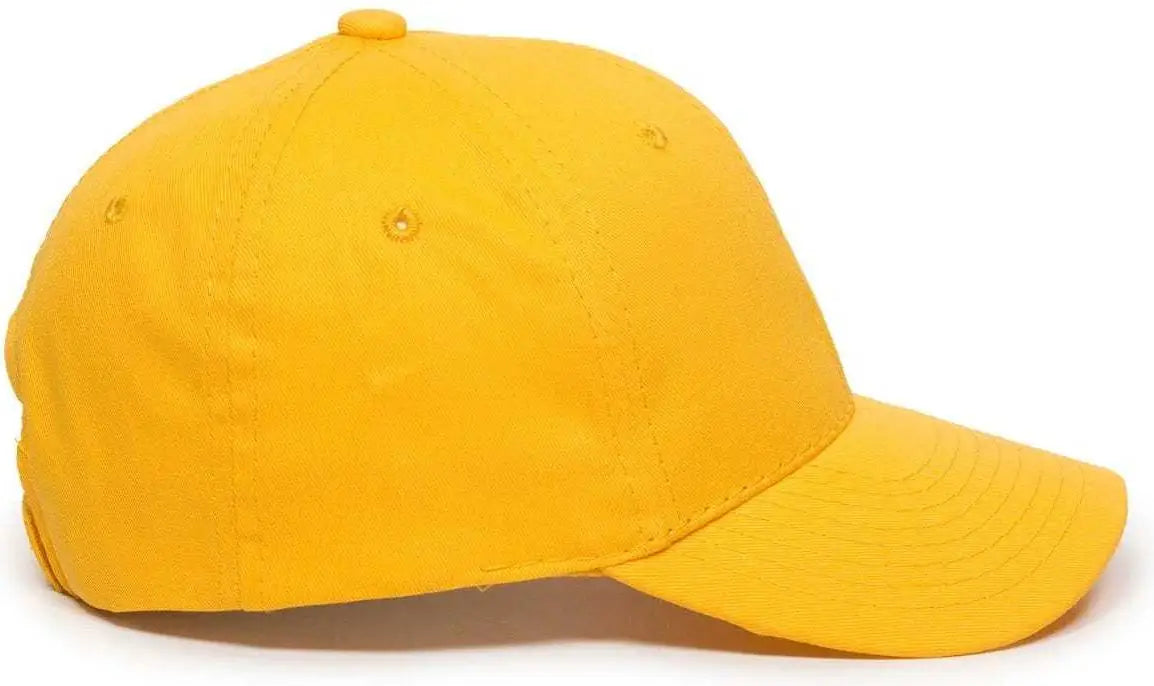 OC Sports GL-271 Team Adjustable Custom Baseball Caps - Gold