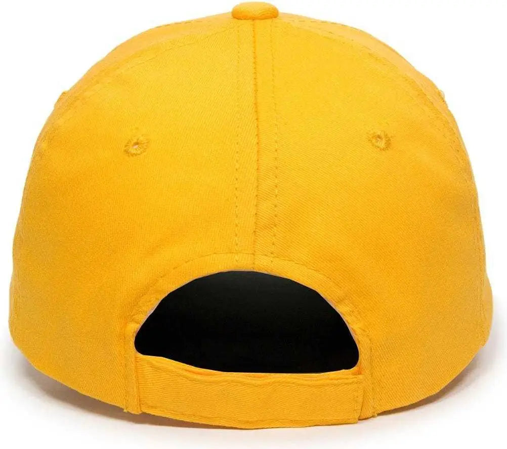 OC Sports GL-271 Team Adjustable Custom Baseball Caps - Gold