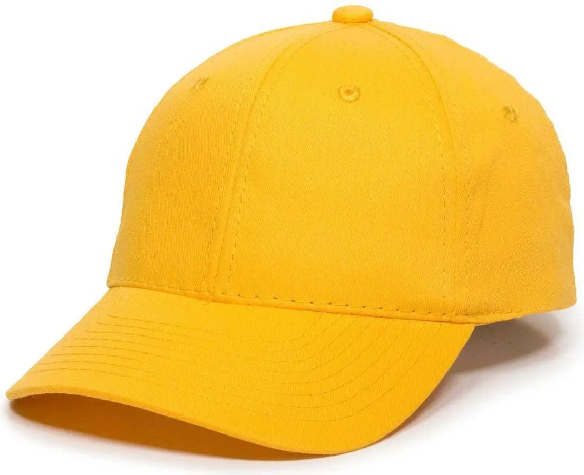 OC Sports GL-271 Team Adjustable Custom Baseball Caps - Gold