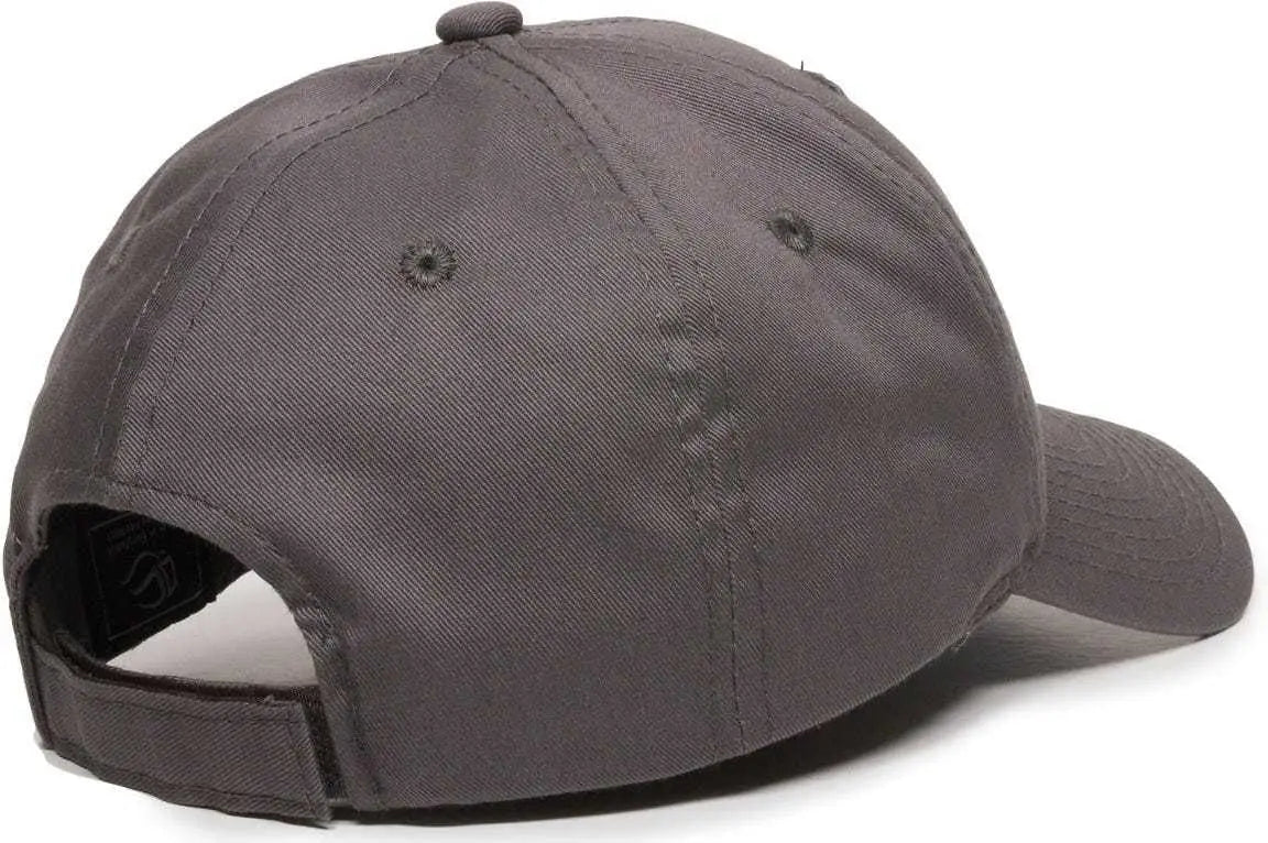 OC Sports GL-271 Team Adjustable Custom Baseball Caps - Graphite