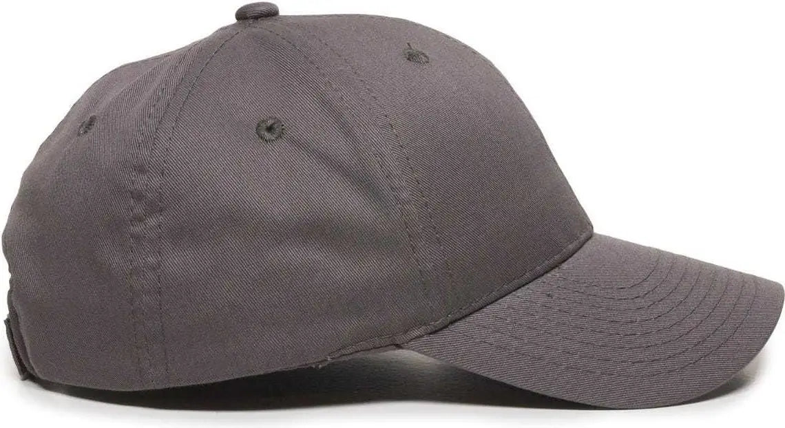 OC Sports GL-271 Team Adjustable Custom Baseball Caps - Graphite