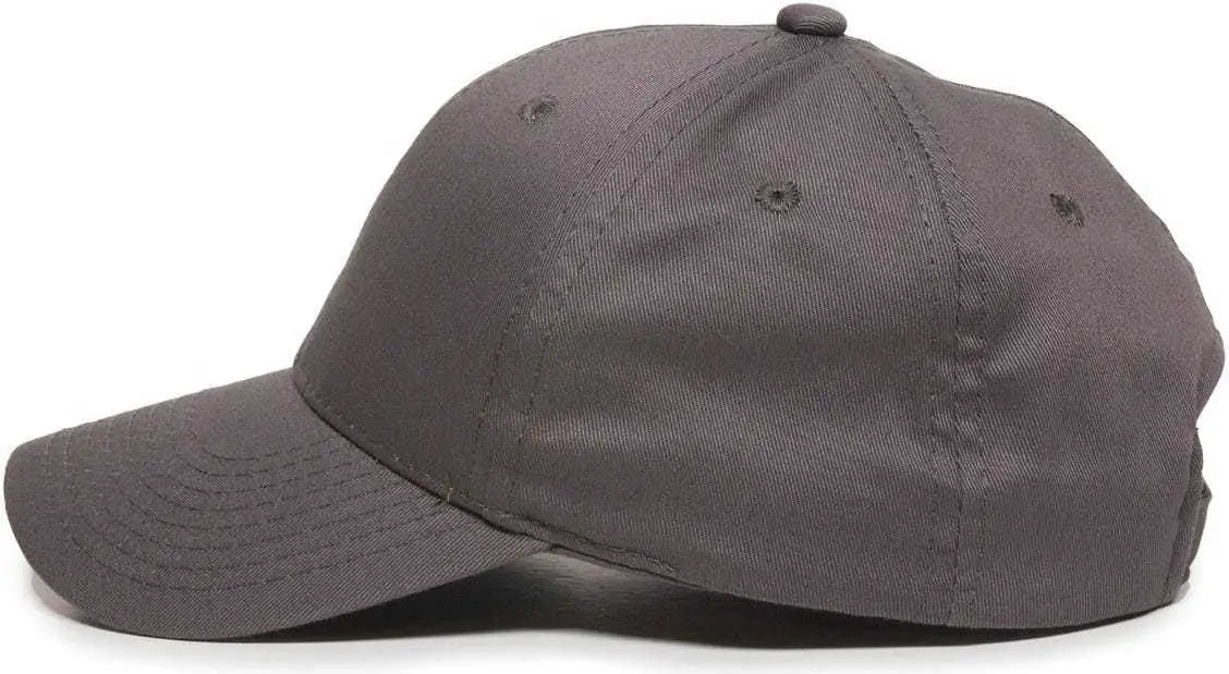 OC Sports GL-271 Team Adjustable Custom Baseball Caps - Graphite