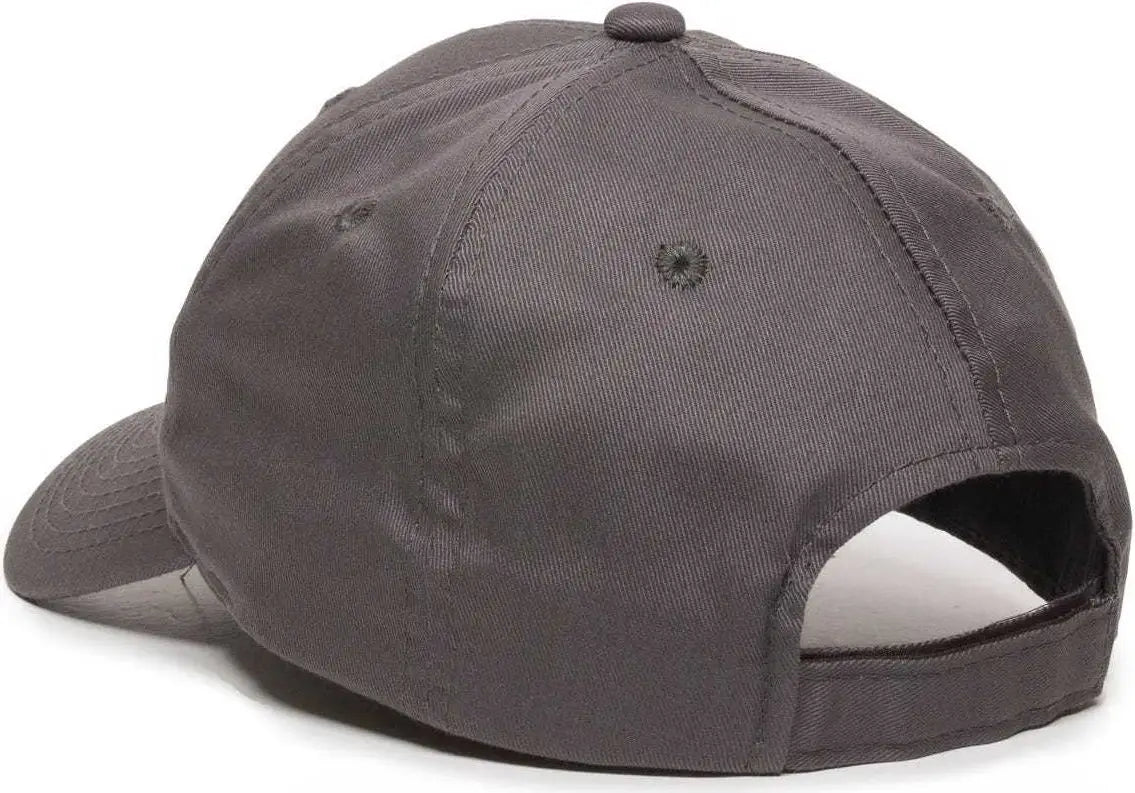 OC Sports GL-271 Team Adjustable Custom Baseball Caps - Graphite