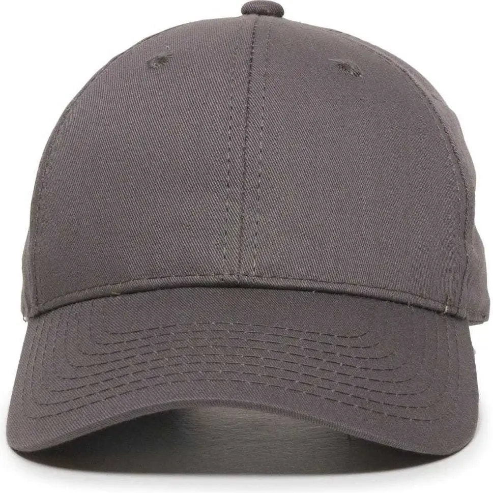 OC Sports GL-271 Team Adjustable Custom Baseball Caps - Graphite