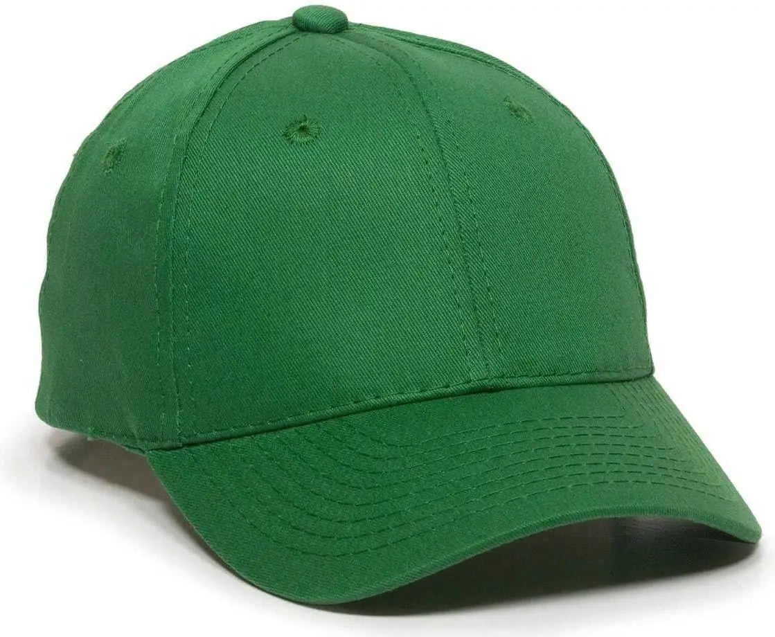 OC Sports GL-271 Team Adjustable Custom Baseball Caps - Kelly - Kelly / 6 3/8’’ - 7’’