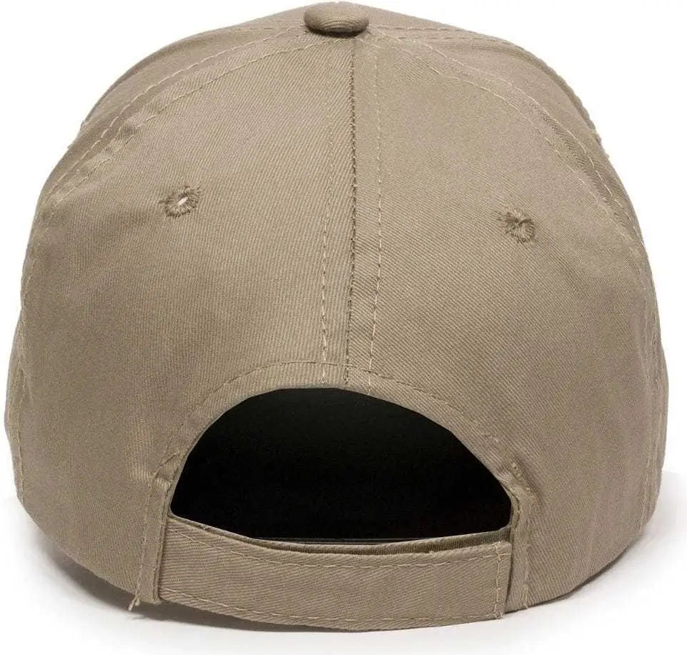 OC Sports GL-271 Team Adjustable Custom Baseball Caps - Khaki - Khaki / 6 7/8’’ - 7 1/2’’