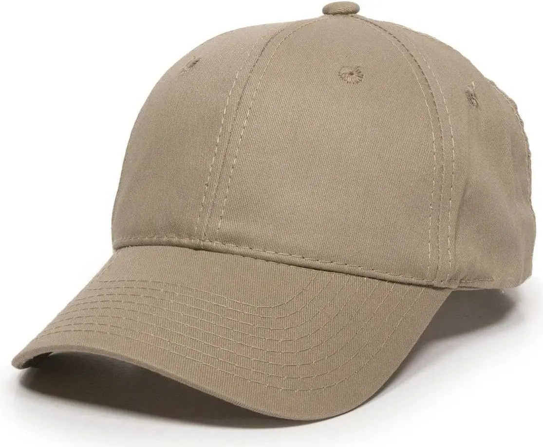OC Sports GL-271 Team Adjustable Custom Baseball Caps - Khaki - Khaki / 6 7/8’’ - 7 1/2’’
