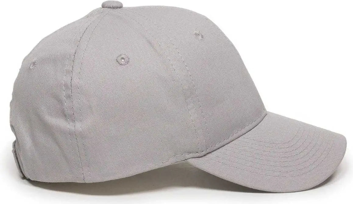 OC Sports GL-271 Team Adjustable Custom Baseball Caps - Light Gray