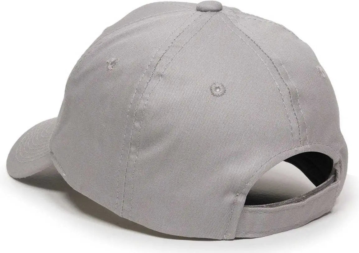 OC Sports GL-271 Team Adjustable Custom Baseball Caps - Light Gray