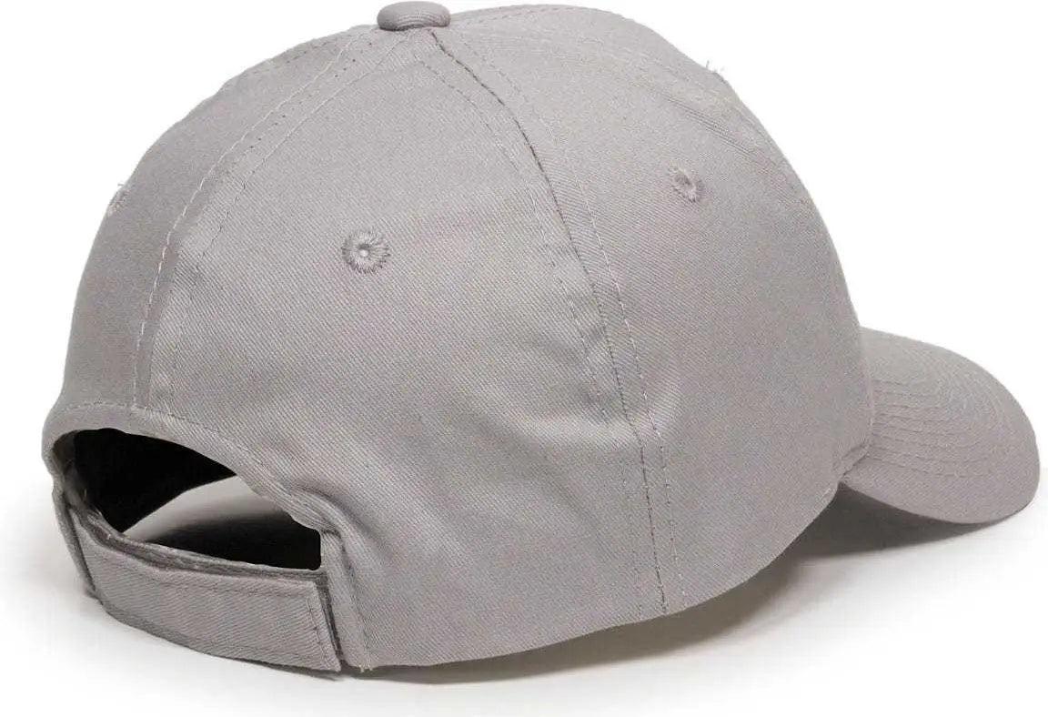 OC Sports GL-271 Team Adjustable Custom Baseball Caps - Light Gray
