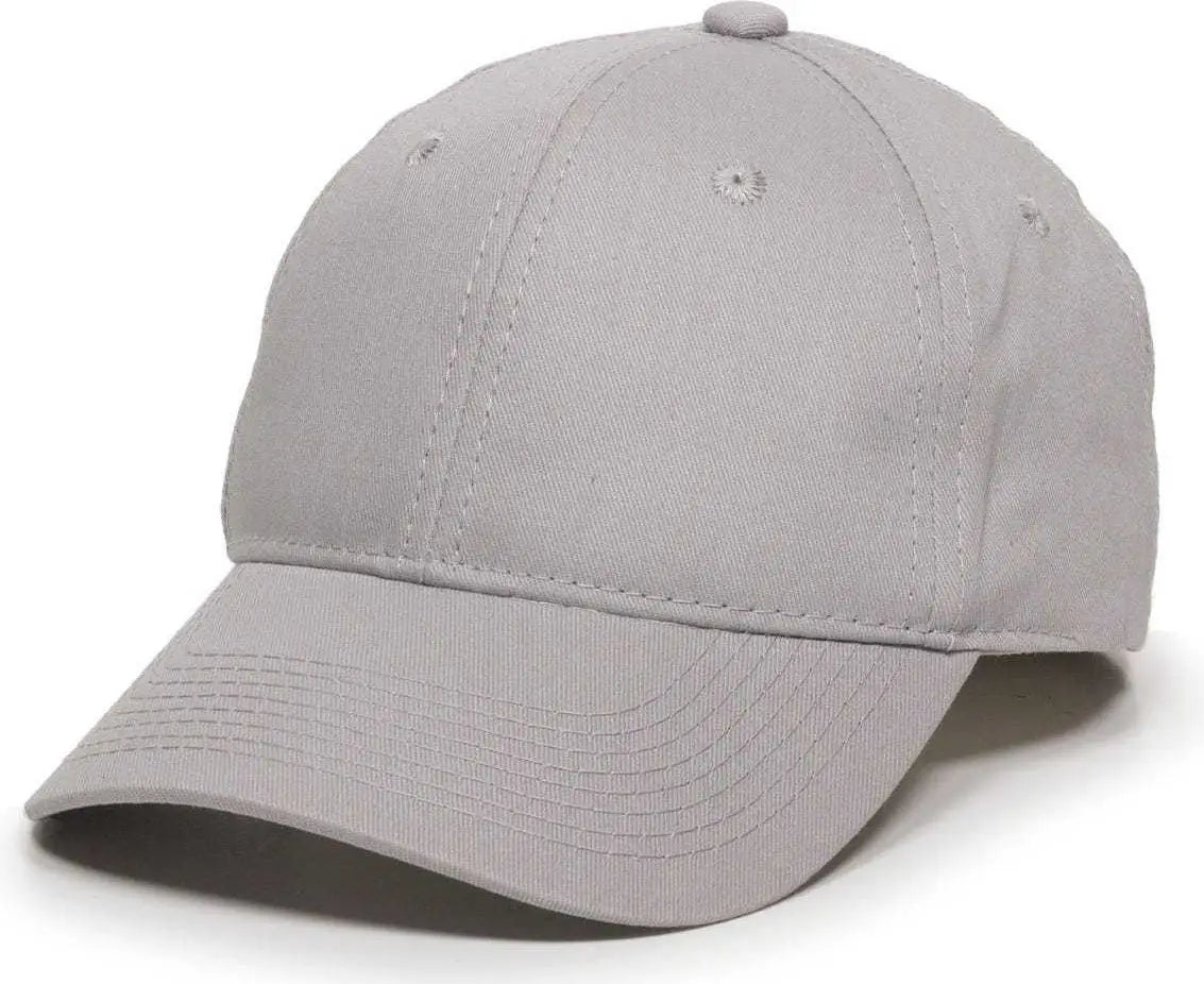 OC Sports GL-271 Team Adjustable Custom Baseball Caps - Light Gray