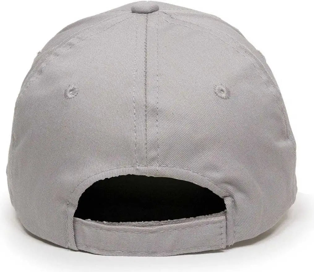 OC Sports GL-271 Team Adjustable Custom Baseball Caps - Light Gray