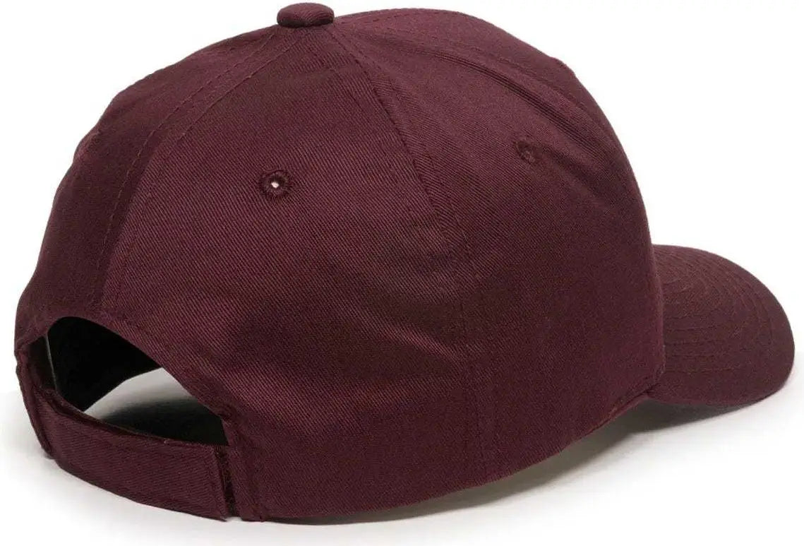 OC Sports GL-271 Team Adjustable Custom Baseball Caps - Maroon