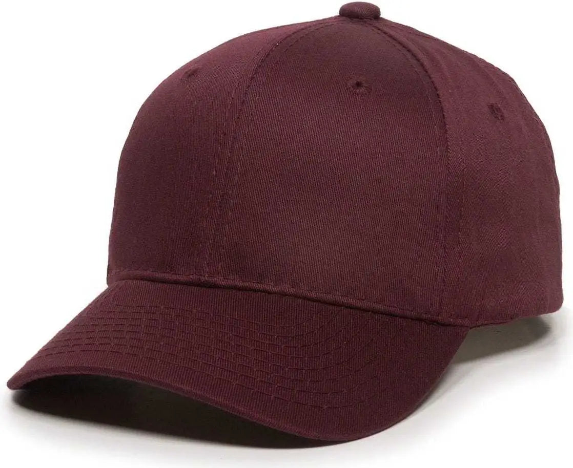 OC Sports GL-271 Team Adjustable Custom Baseball Caps - Maroon