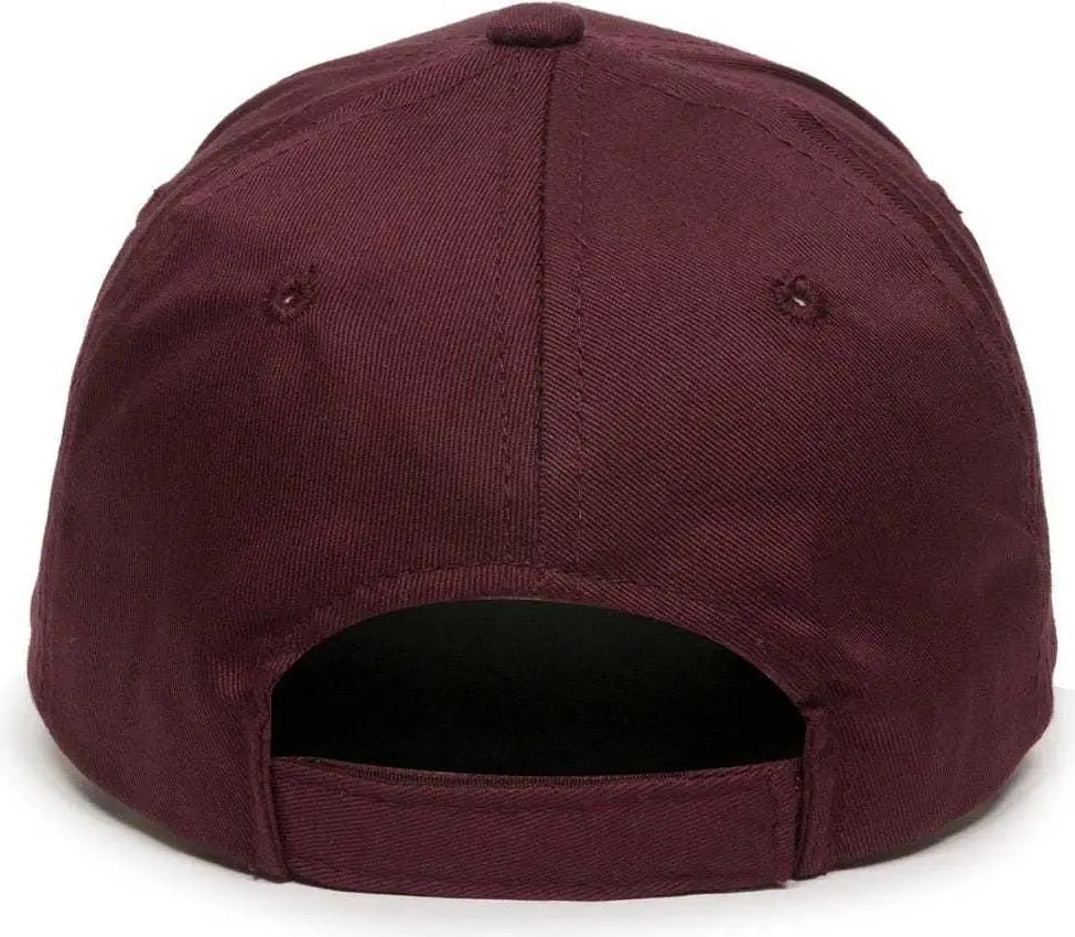 OC Sports GL-271 Team Adjustable Custom Baseball Caps - Maroon