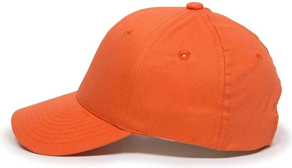 OC Sports GL-271 Team Adjustable Custom Baseball Caps - Orange