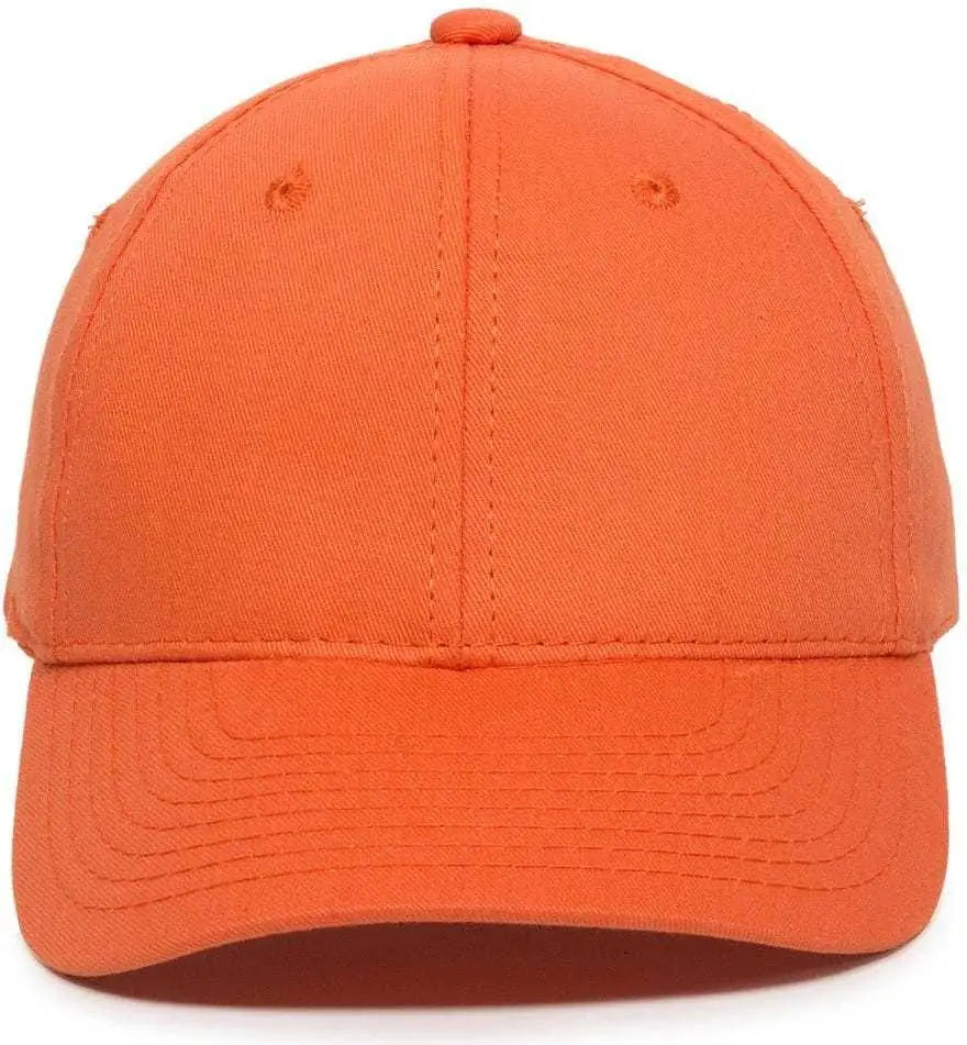 OC Sports GL-271 Team Adjustable Custom Baseball Caps - Orange