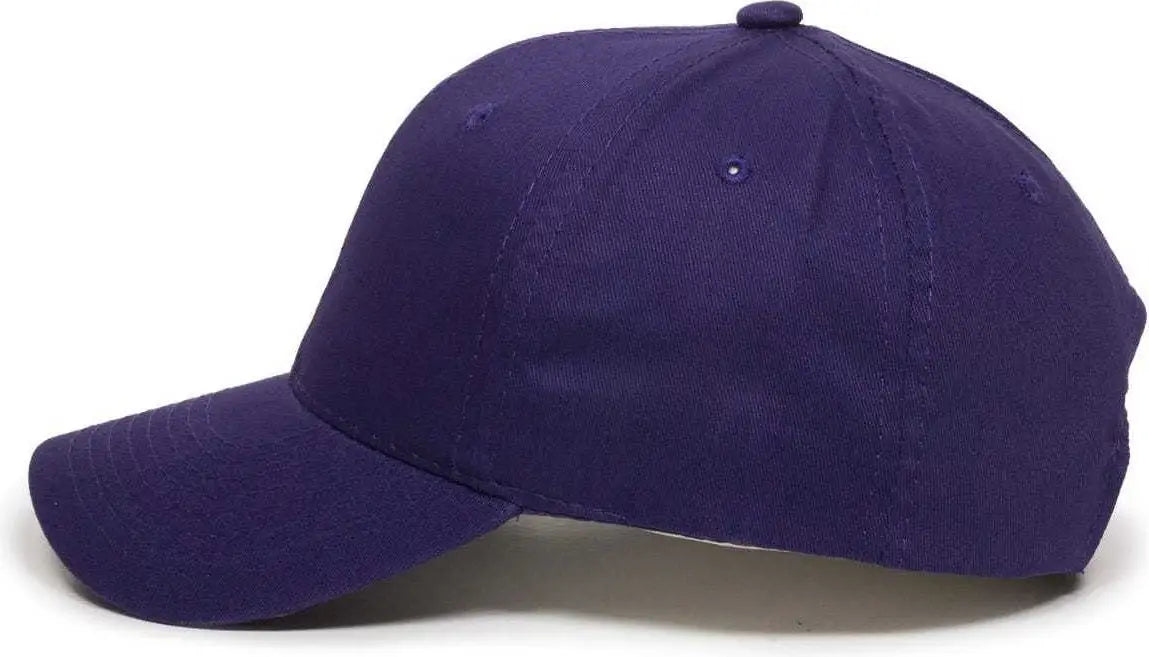 OC Sports GL-271 Team Adjustable Custom Baseball Caps - Purple