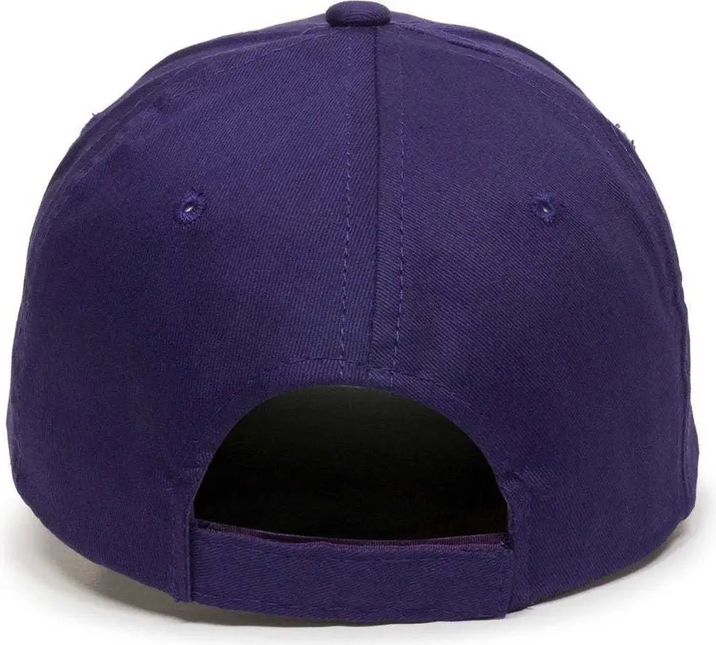 OC Sports GL-271 Team Adjustable Custom Baseball Caps - Purple