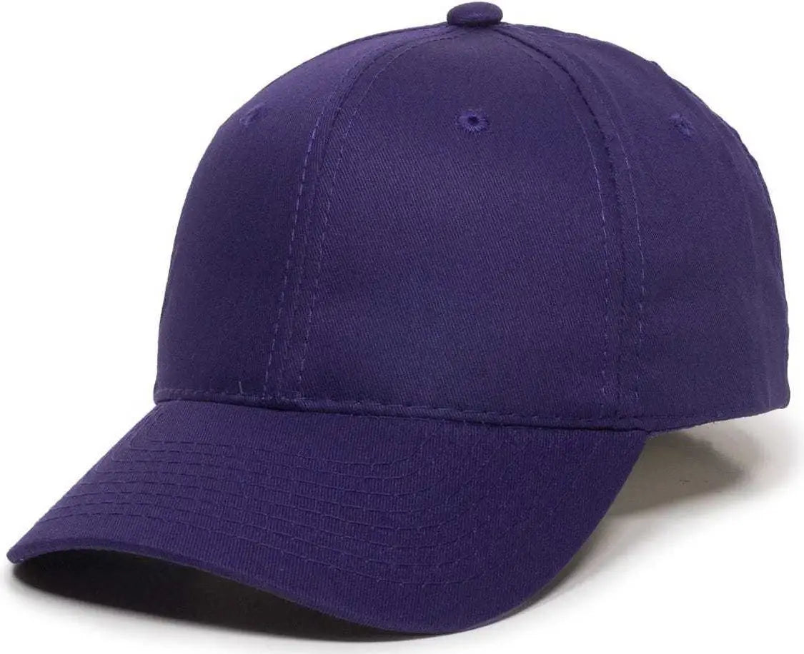 OC Sports GL-271 Team Adjustable Custom Baseball Caps - Purple