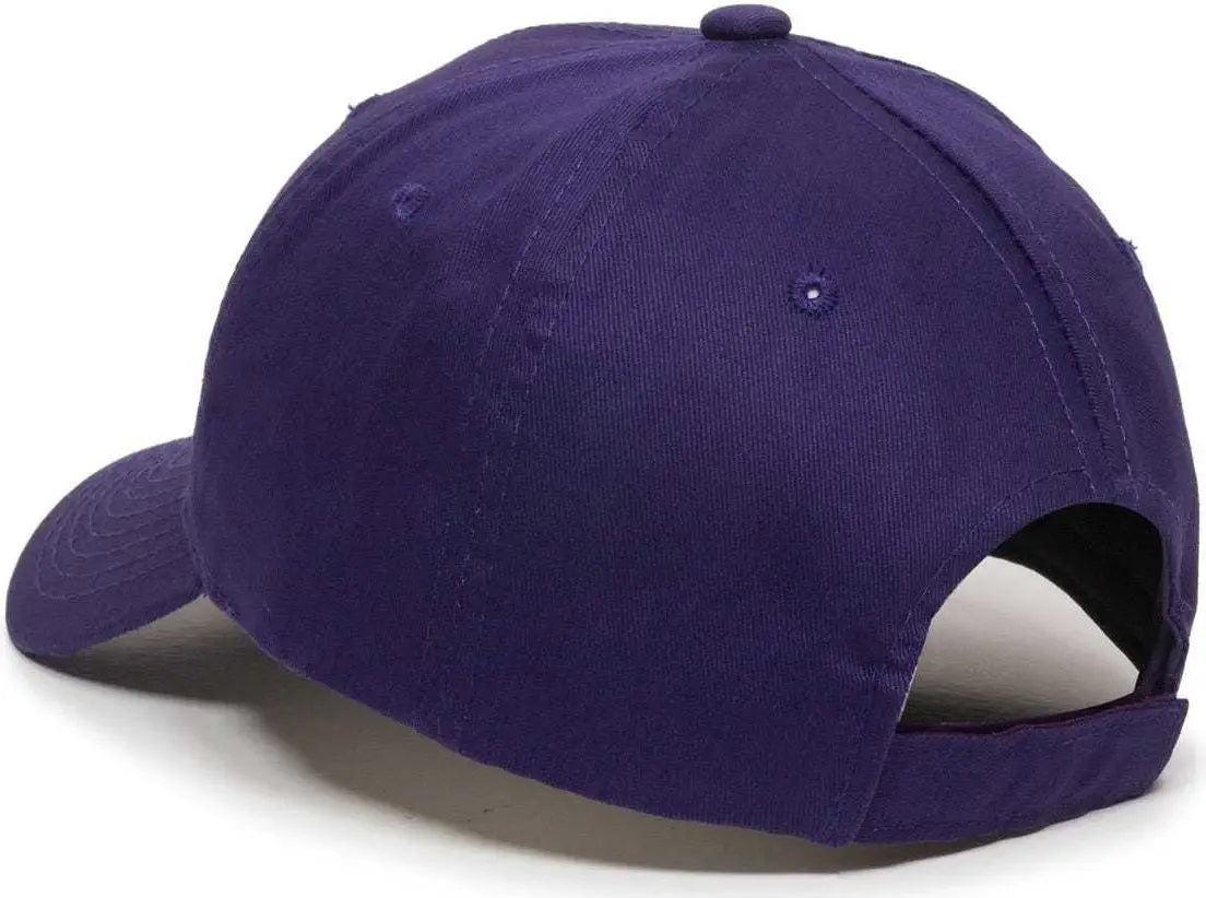 OC Sports GL-271 Team Adjustable Custom Baseball Caps - Purple
