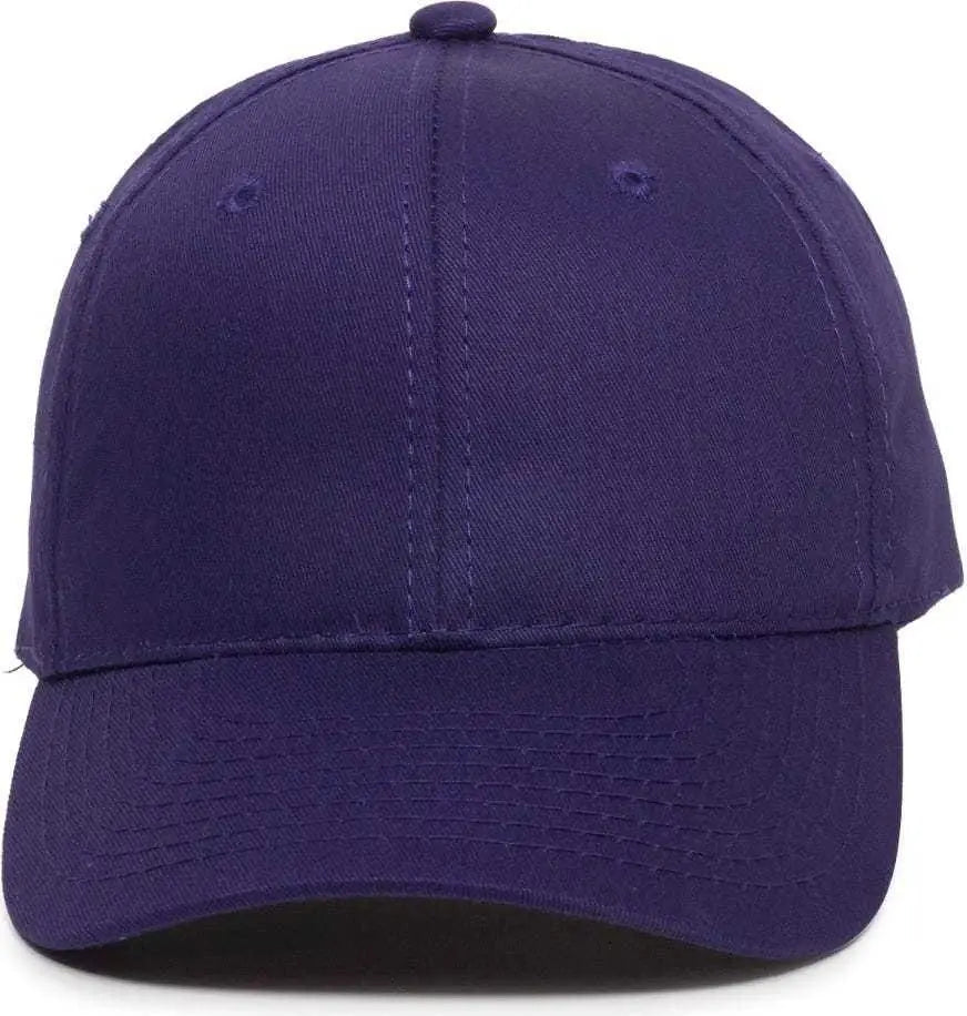 OC Sports GL-271 Team Adjustable Custom Baseball Caps - Purple