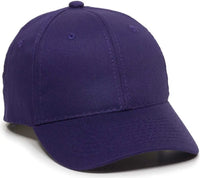 OC Sports GL-271 Team Adjustable Custom Baseball Caps - Purple - Purple / 6 3/8’’ - 7’’
