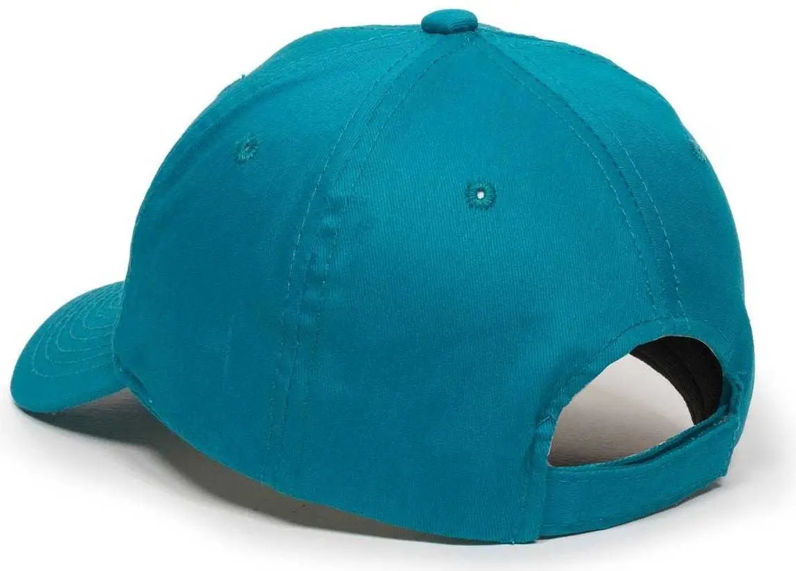 OC Sports GL-271 Team Adjustable Custom Baseball Caps - Teal
