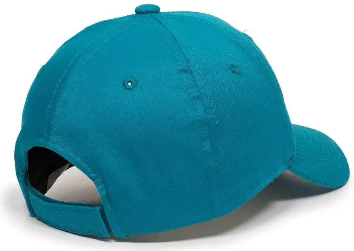 OC Sports GL-271 Team Adjustable Custom Baseball Caps - Teal