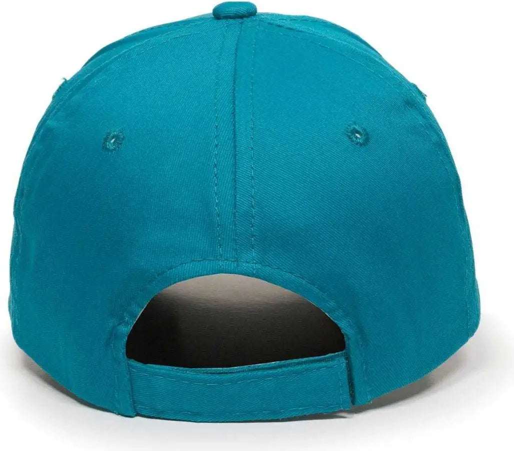 OC Sports GL-271 Team Adjustable Custom Baseball Caps - Teal