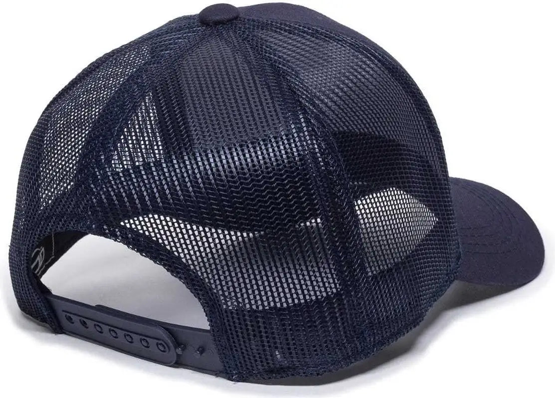 OC Sports GL-415 Adjustable Mesh Back Cap - Navy - Navy / 6 7/8’’ - 7 1/2’’
